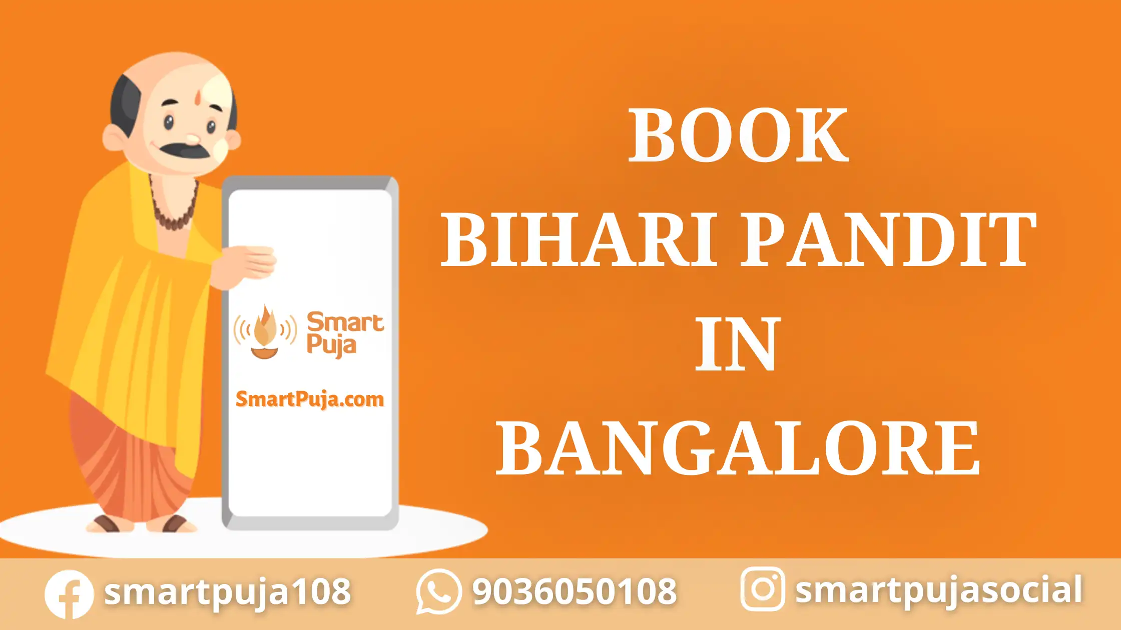 Book Bihari Pandit in Bangalore