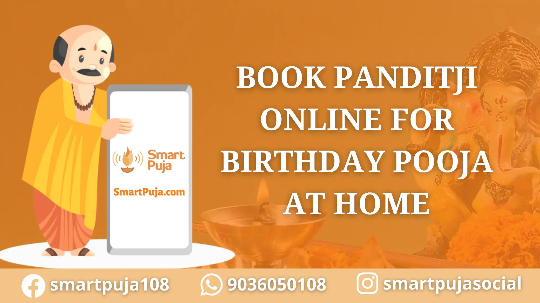 Book Panditji Online For Birthday Pooja At Home