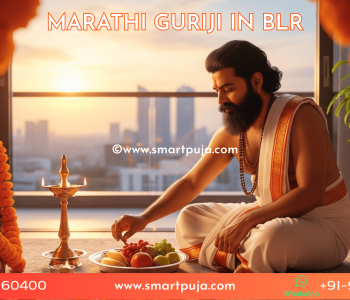 Authentic Marathi Guruji in Bangalore performing Vedic Puja with traditional rituals.