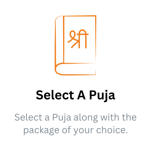 Step 1 - Select A Puja along with the package of your choice