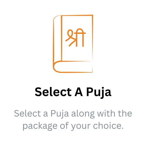 Step 1 - Select A Puja along with the package of your choice