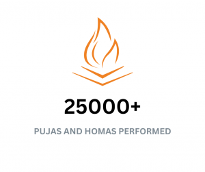 twenty five thousand plus pujas and homas performed