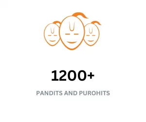 twelve hundred plus pandits and purohits available