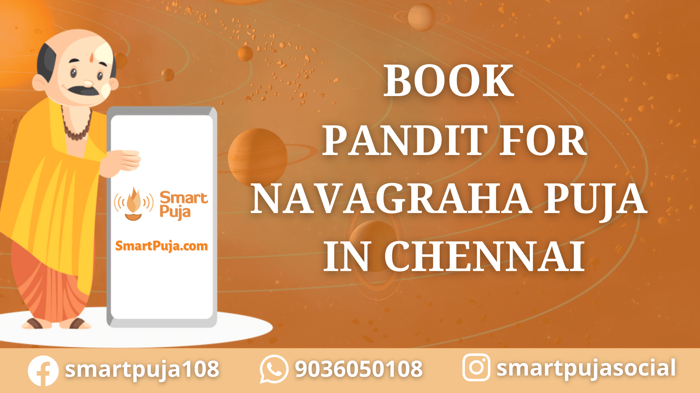 Book Pandit for Navagraha Puja in chennai @SmartPuja
