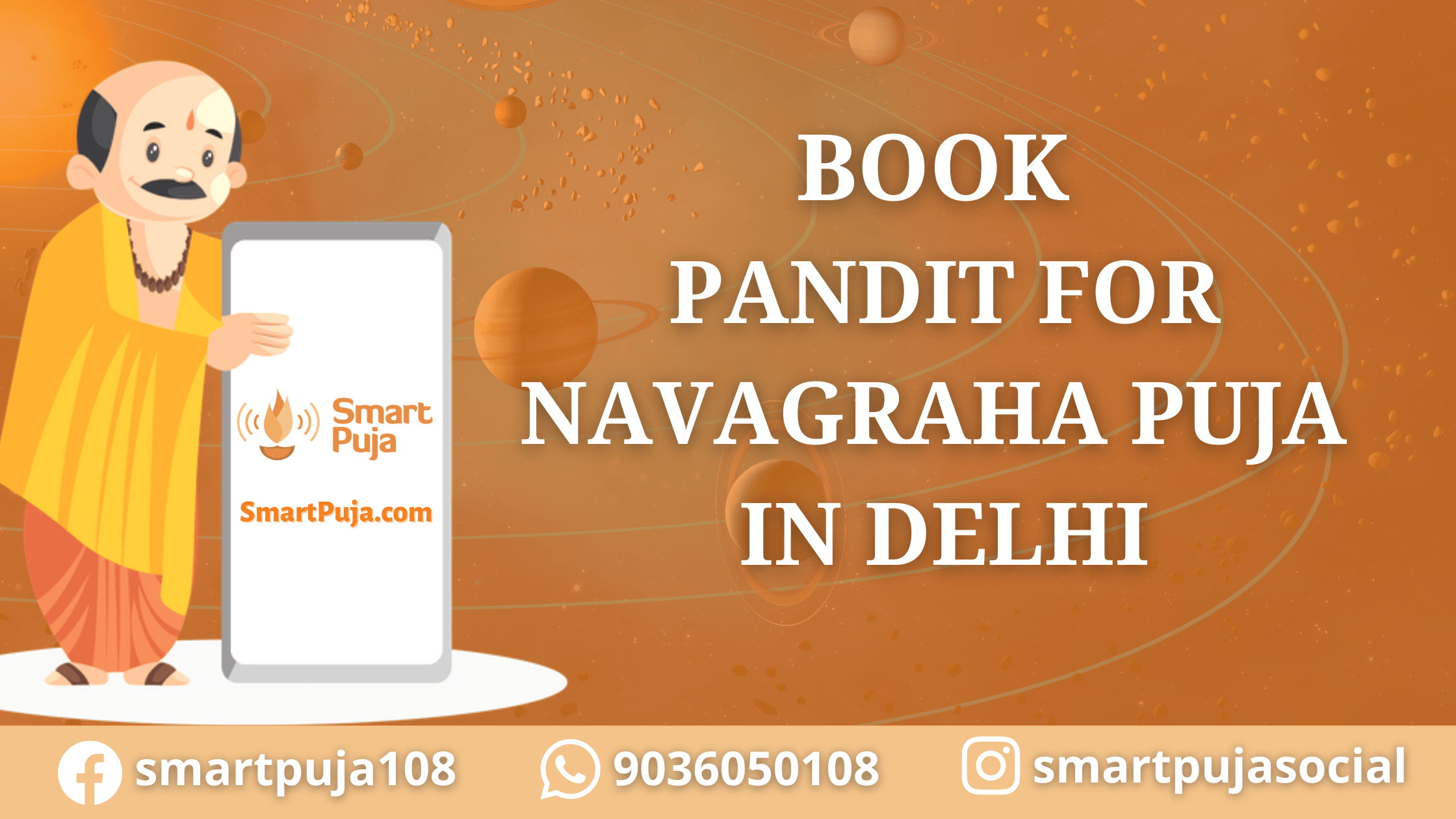 Book Pandit for Navagraha Puja in Delhi @SmartPuja