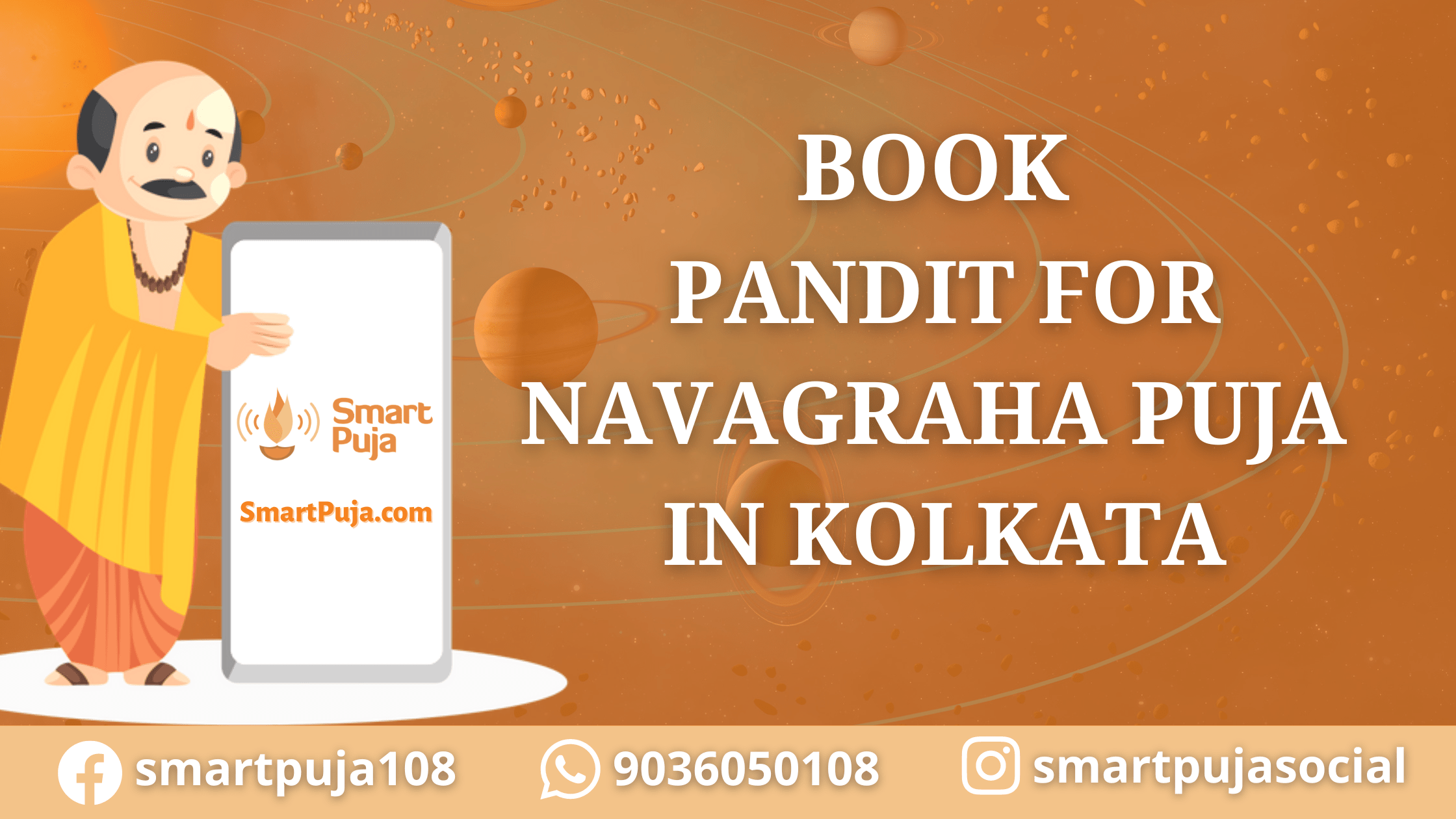 Book Pandit for Navagraha Puja in Kolkata @SmartPuja
