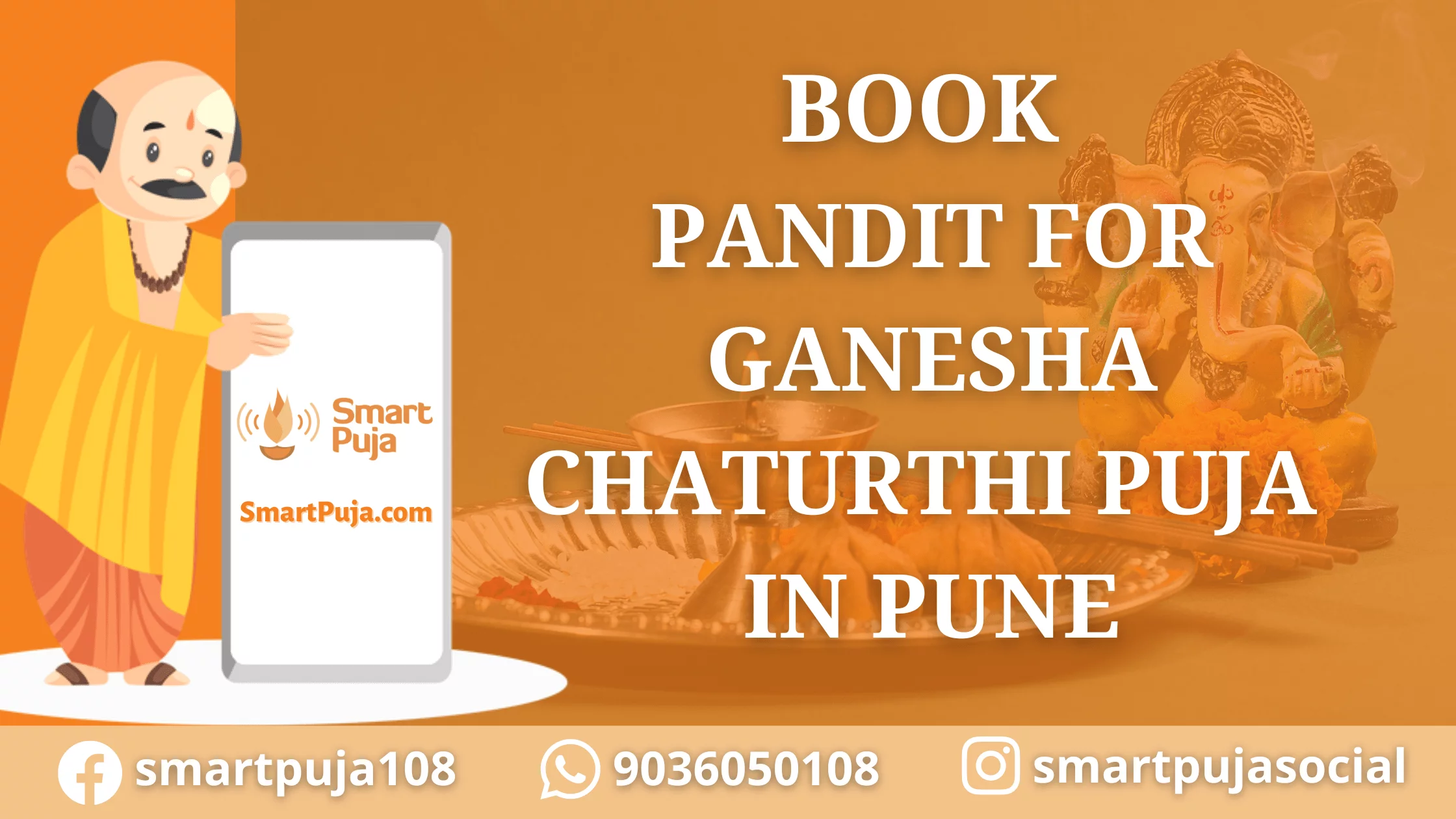 Book Pandit for Ganesha Chaturthi Puja in Pune @SmartPuja