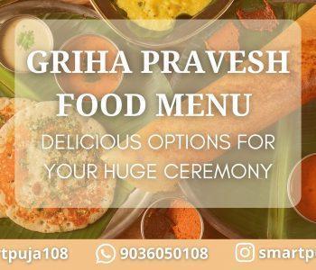 Griha Pravesh Food Menu