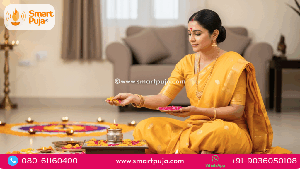 Margashirsha Laxmi Puja Altar Setup