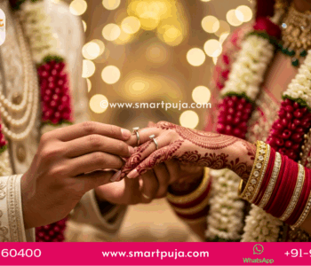 Ring Ceremony Puja Vidhi and Engagement Ring Exchange Indian Couple