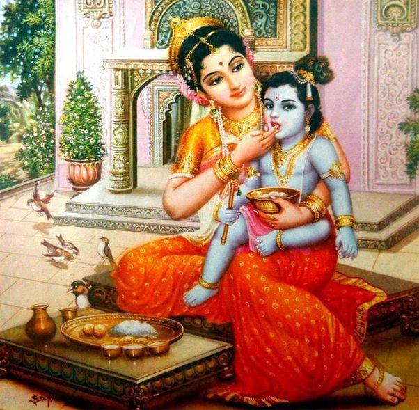 Yashoda and krishna @SmartPuja