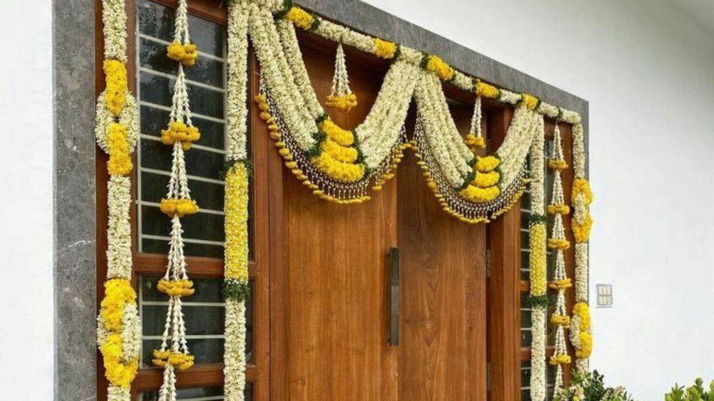 Floral Decoration At The Entrance