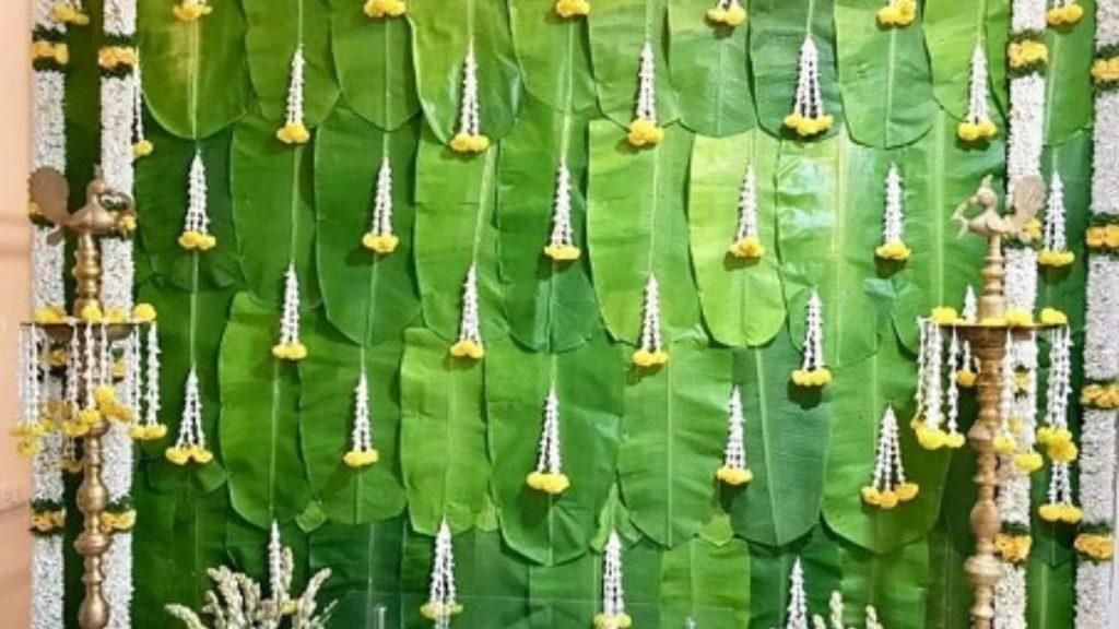 Banana Leaf Decoration