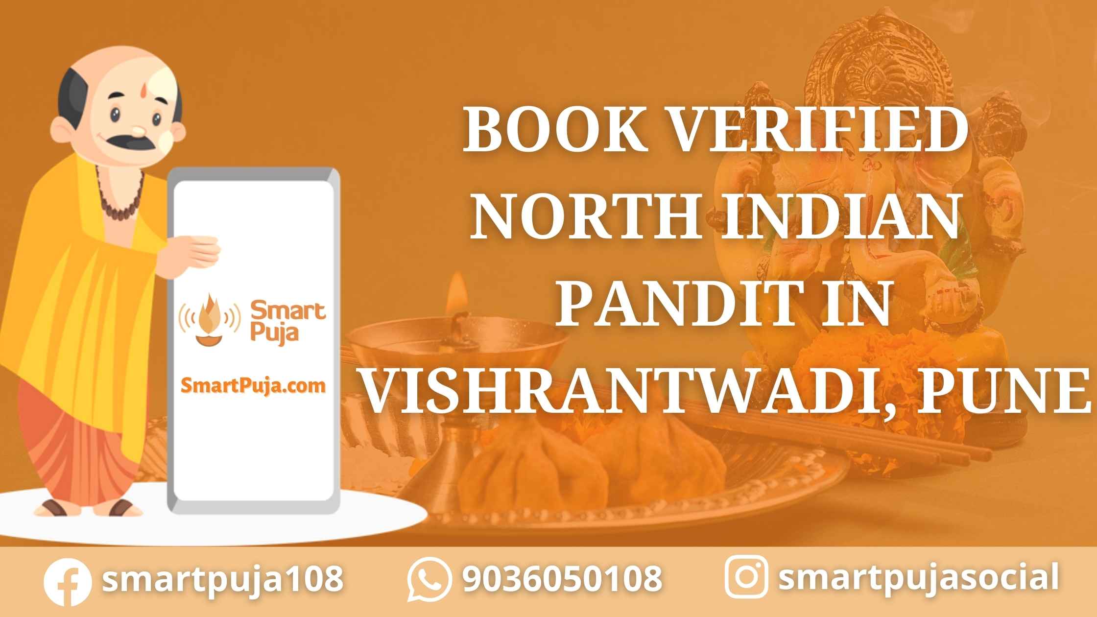 Book North Indian Pandit in Vishrantwadi, Pune