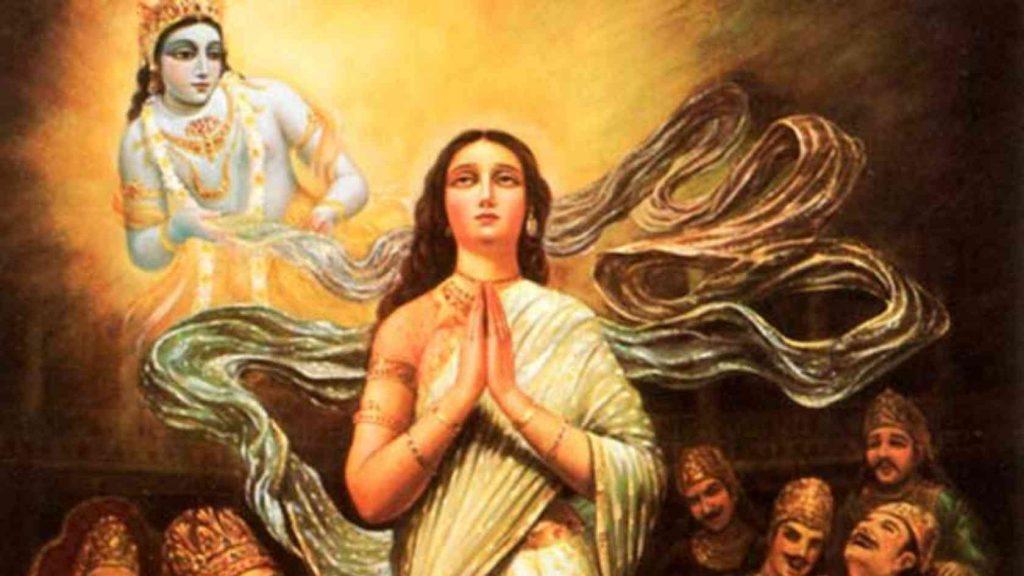 The Story of Lord Krishna And Draupadi