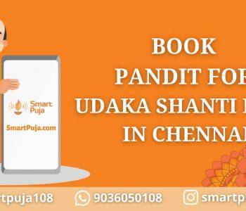 Book Pandit For Udaka Shanti Puja in Chennai