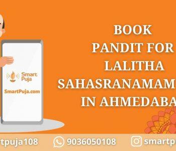 Book Pandit For Lalitha Sahasranamam Puja in Ahmedabad