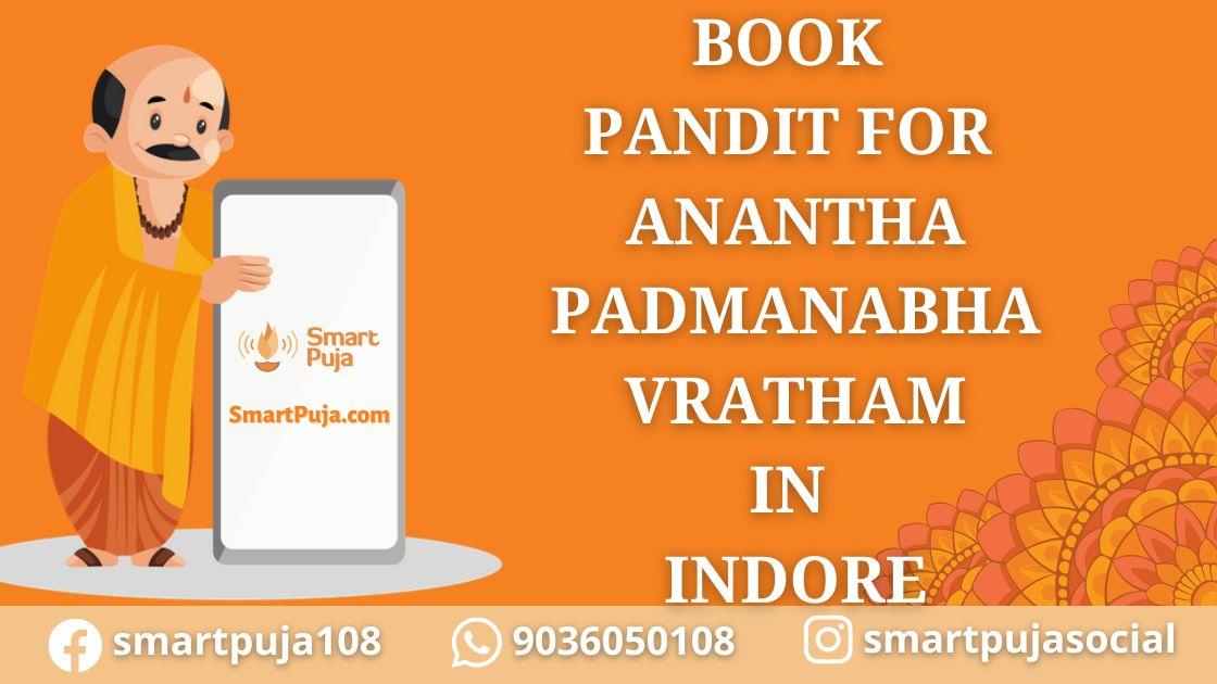 Book Pandit For Anantha Padmanabha Vratham in Indore