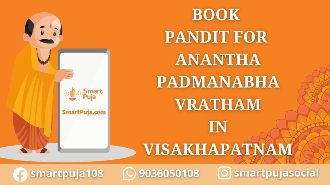 Book Pandit For Anantha Padmanabha Vratham in Visakhapatnam