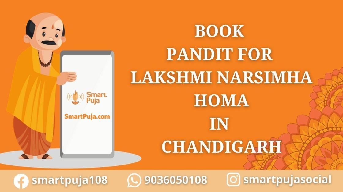Pandit For Lakshmi Narsimha Homa in Chandigarh @smartpuja.com