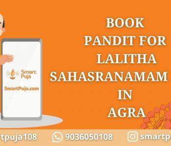 Book Pandit For Lalitha Sahasranamam Puja in Agra