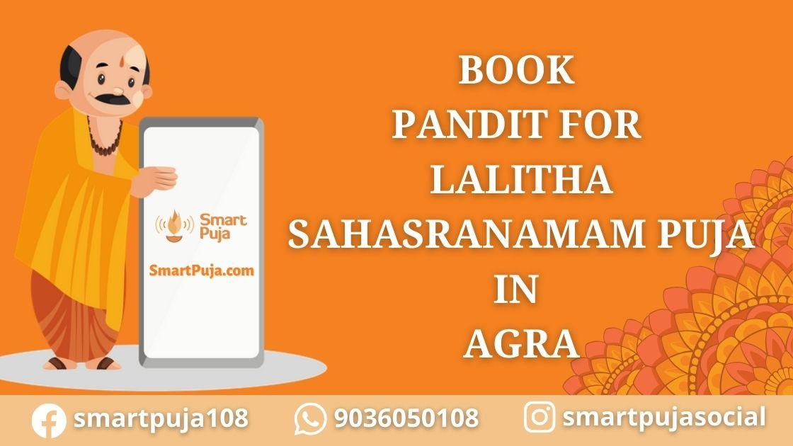 Book Pandit For Lalitha Sahasranamam Puja in Agra