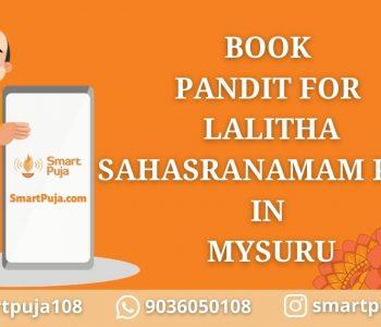 Book Pandit For Lalitha Sahasranamam Puja in Mysuru