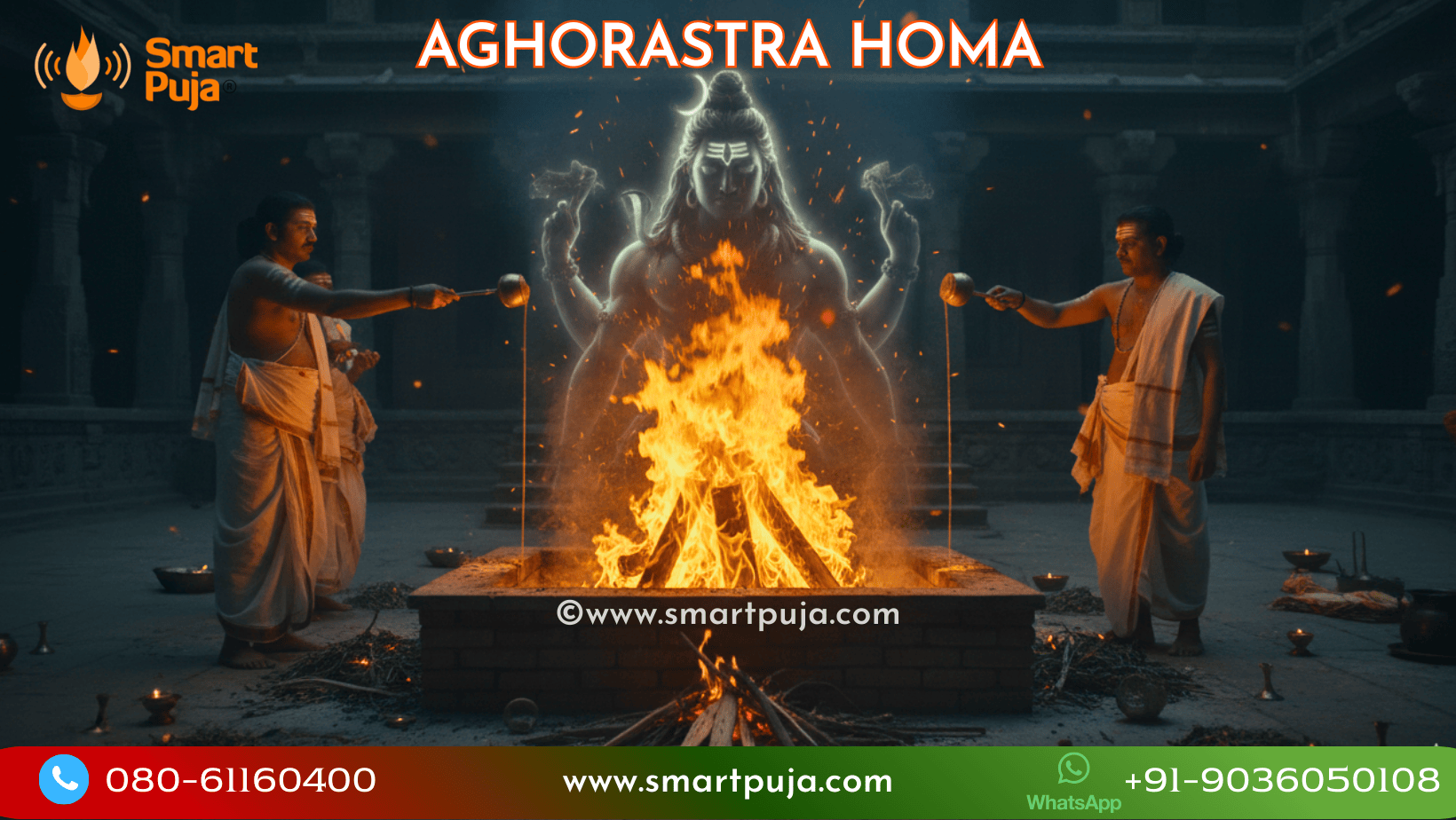 Aghorastra Homa: Benefits, Mantra, Vidhi & Booking