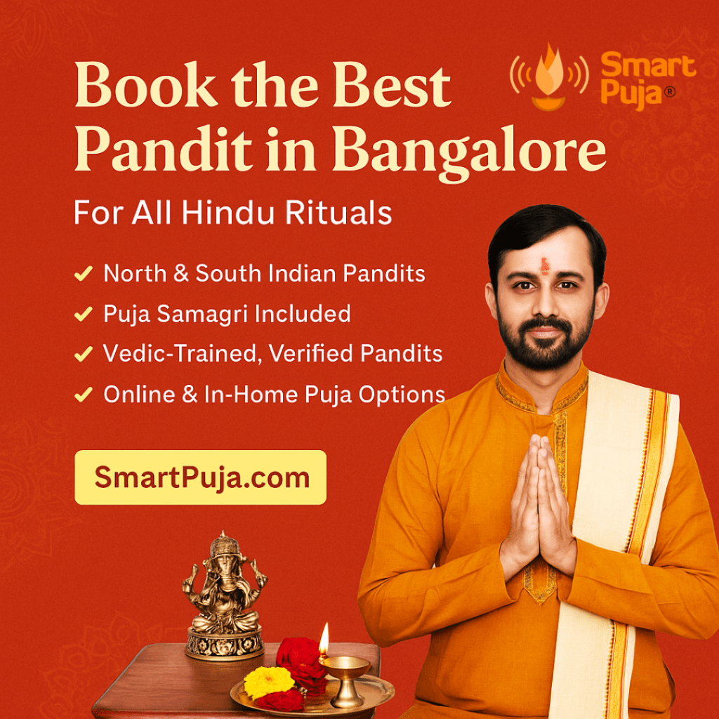 Pandit in Bangalore performing Vedic rituals