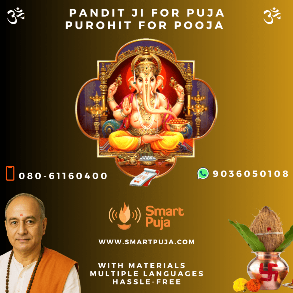 North Indian Pandit performing Puja in Bangalore