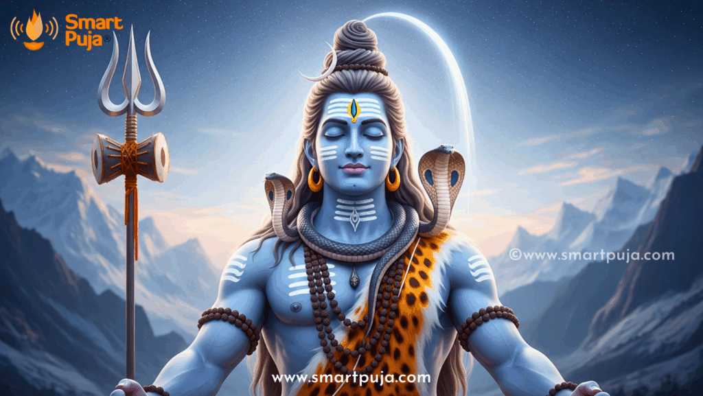 Lord Shiva Mantra Karpur Gauram Karunavtaaram Meaning and Lyrics