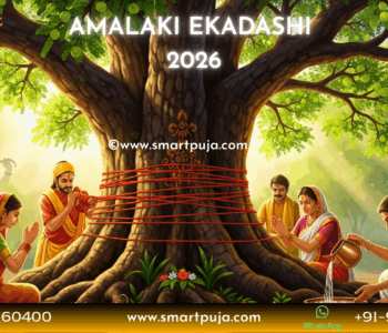 Devotees performing Amla Tree Puja on Amalaki Ekadashi 2026