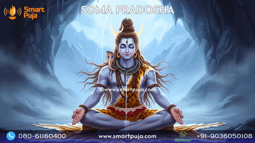 Soma Pradosh 2026 Lord Shiva with Crescent Moon