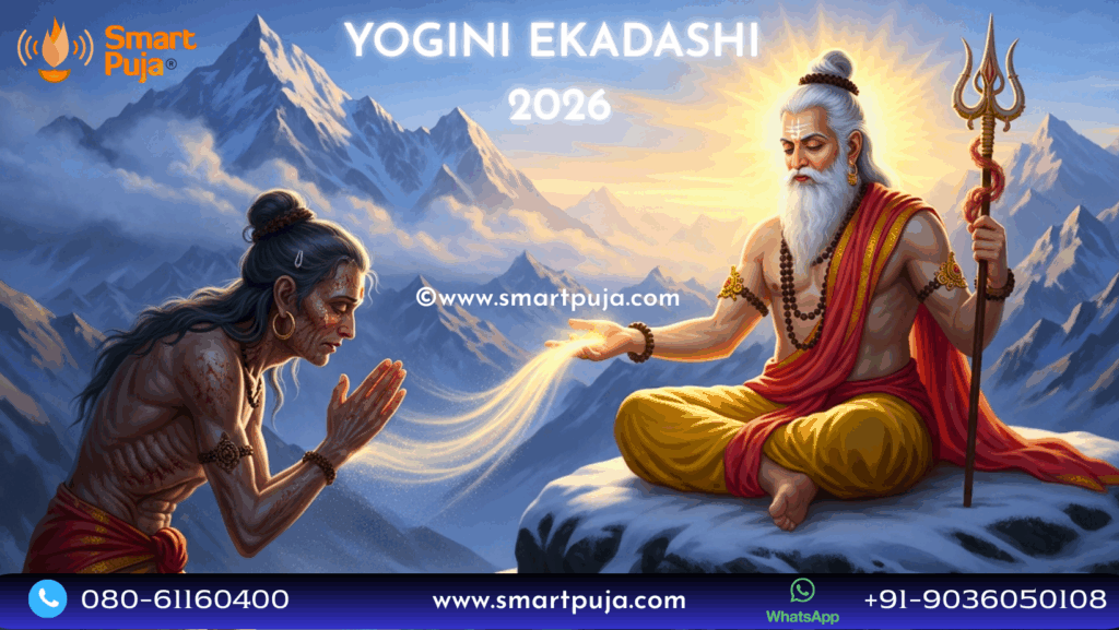 Yogini Ekadashi Vrat Katha of Hemamali and Sage Markandeya