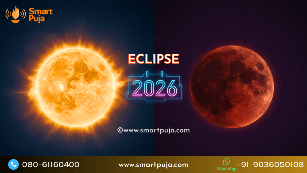 Solar and Lunar Eclipse Dates 2026 Calendar showing Ring of Fire and Blood Moon
