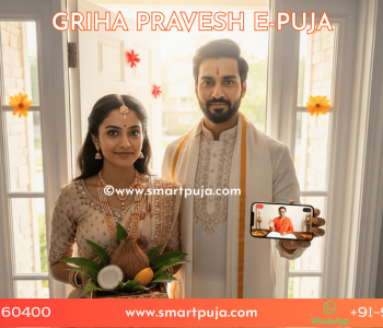 ndian family in USA performing Griha Pravesh Puja via Video Call with SmartPuja